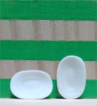 Plate, White - Oval