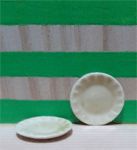 Plate, White - Decorative Edge
