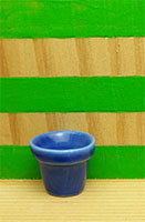 Flowerpot, Blue Dark