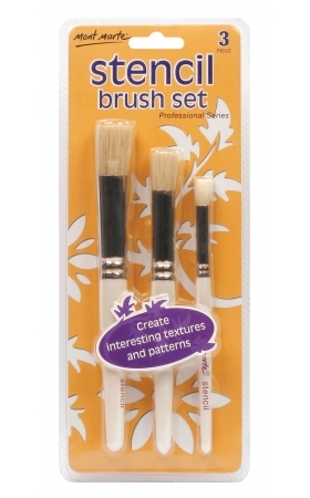 Professional Stencil Brush Set