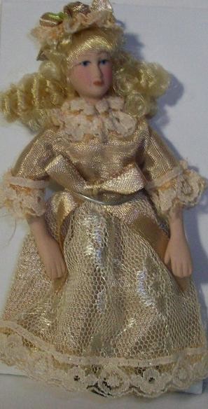 Girl in Victorian Clothes