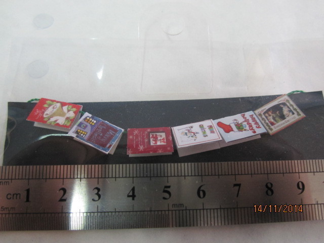 String of Christmas Cards