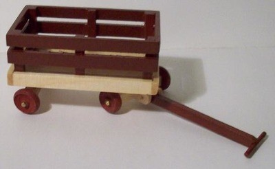 Wooden Pull Along Wagon