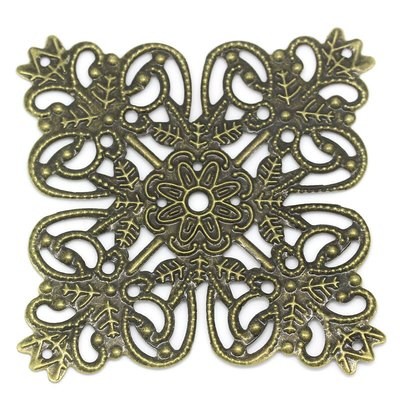 Bronze Patterned Square