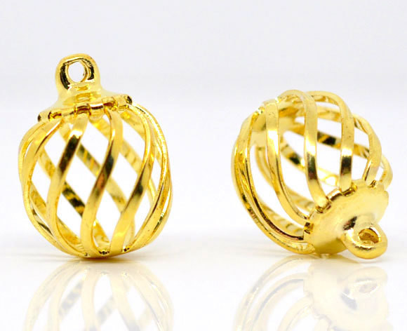 Hollow Filigree Bead Cage