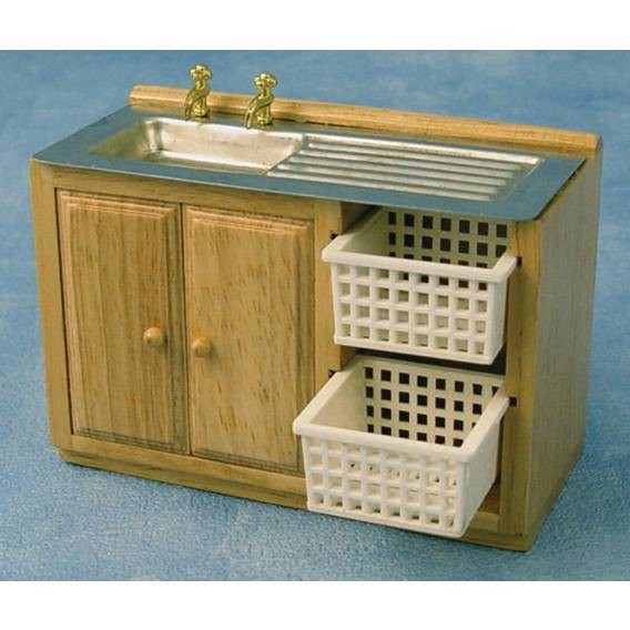 Kitchen Sink with Baskets