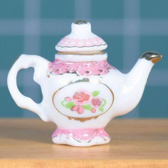 Pink Ornate Teapot