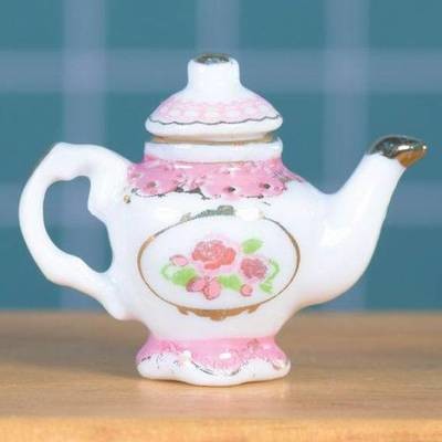 Pink Ornate Teapot