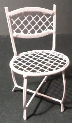 White Wire Chair