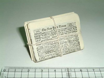 Stack of newspapers