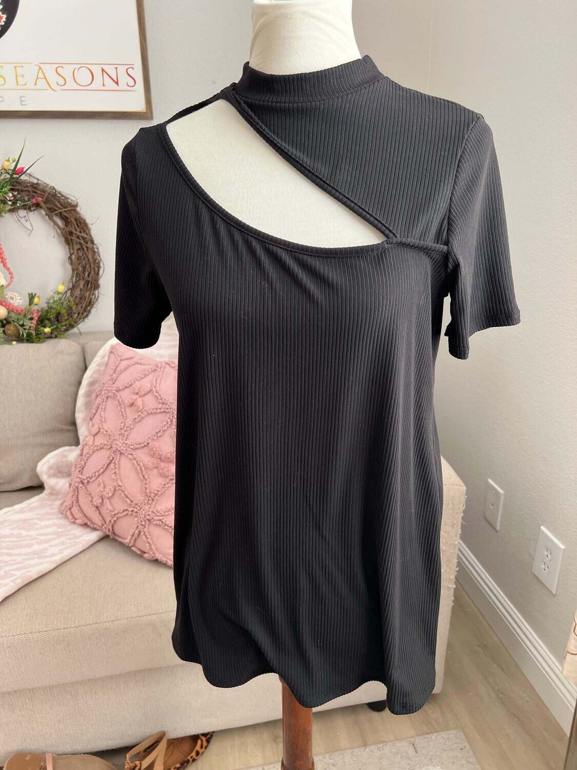 Womens Small Cut Out Top