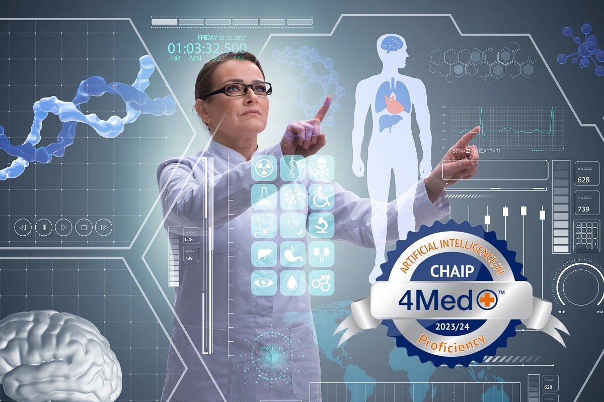 Certificate of Healthcare Artificial Intelligence/AI Proficiency (CHAIP), Includes Hands-On Exercise