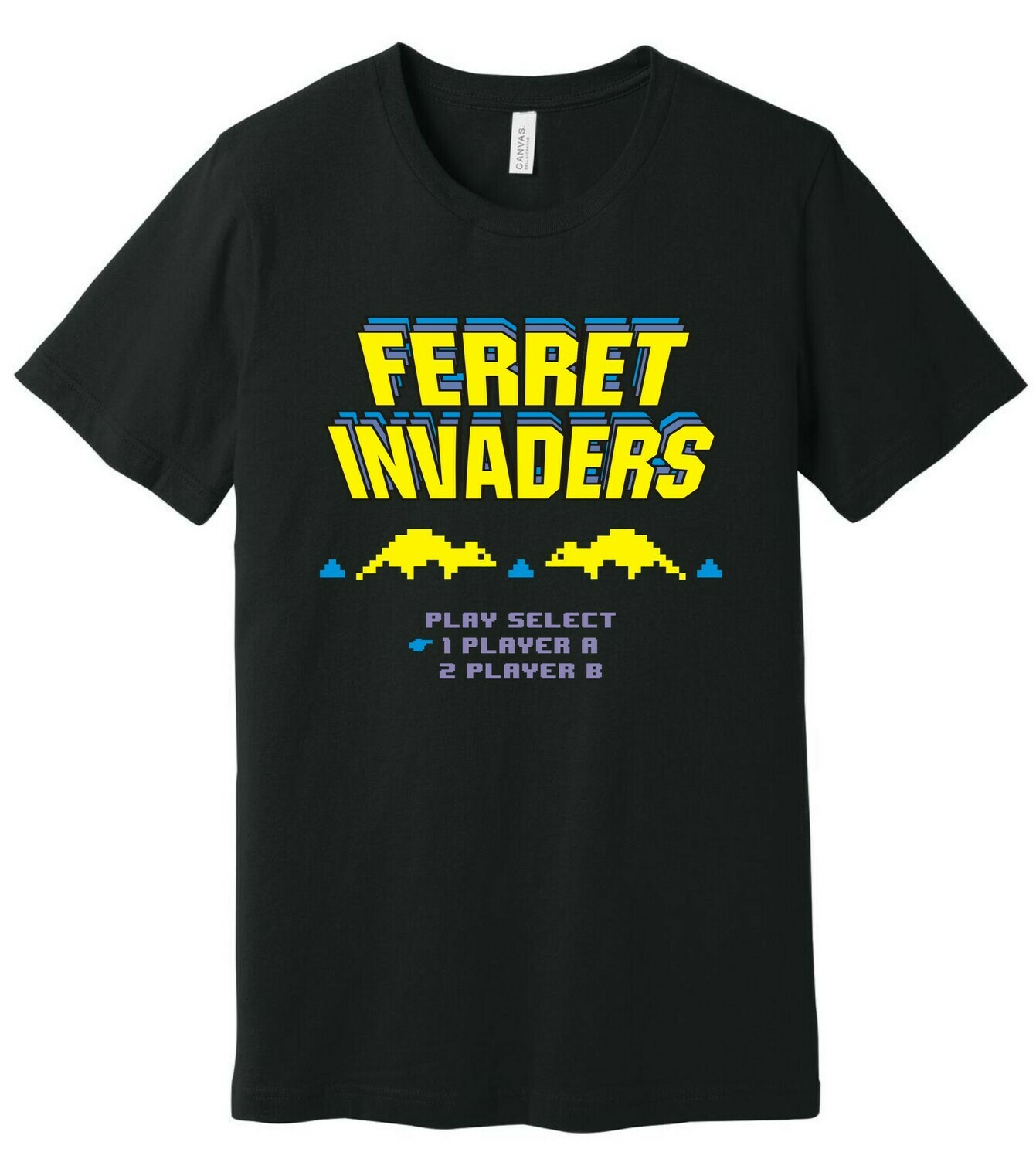Ferret Invaders Unisex Tshirt