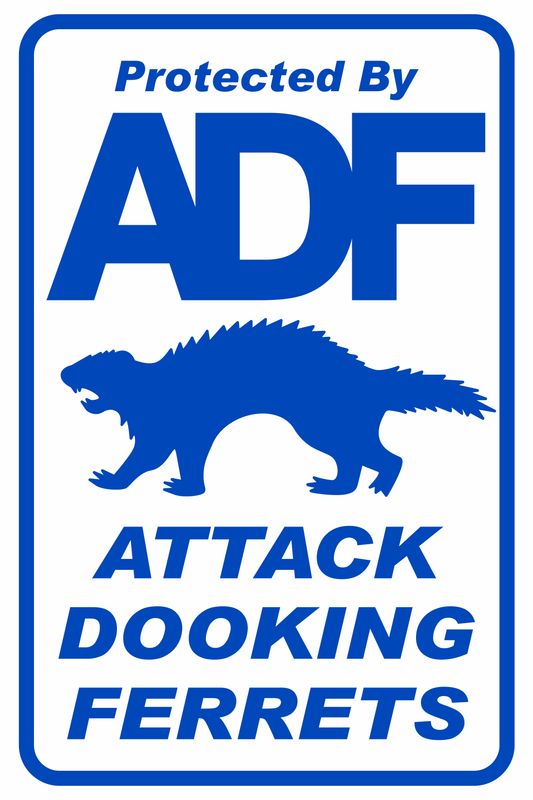 ADF Aluminum Parking Sign
