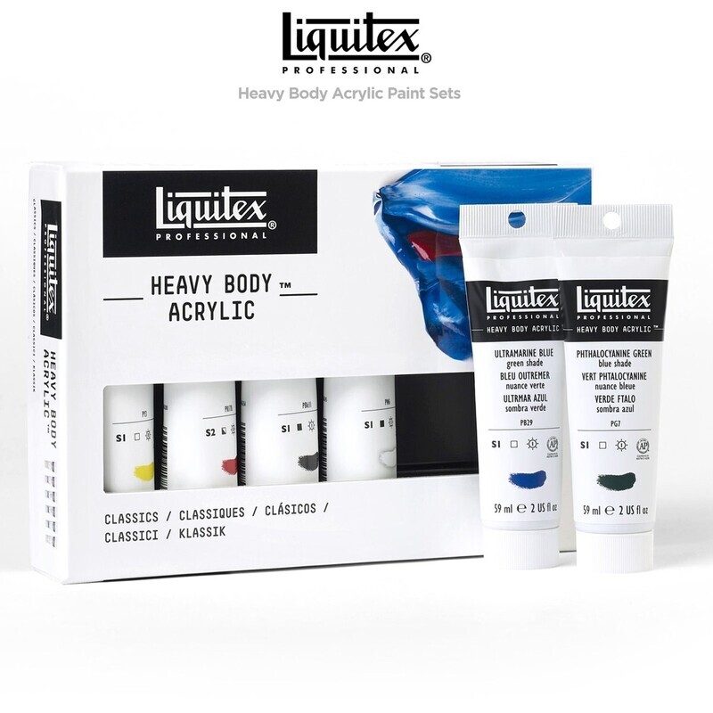 LIQUITEX HEAVY BODY ACRYLIC PAINT SETS