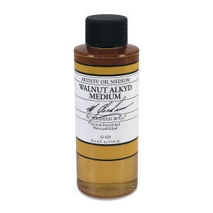 M GRAHAM 4 Oz. Walnut Alkyd Oil Medium