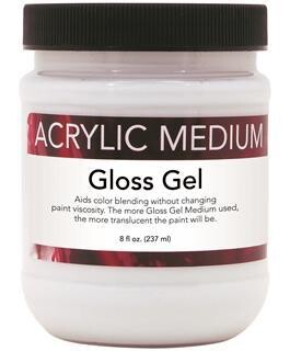 ART ADVANTAGE ACRYLIC MEDIUM Acrylic Gloss Gel Medium 8oz