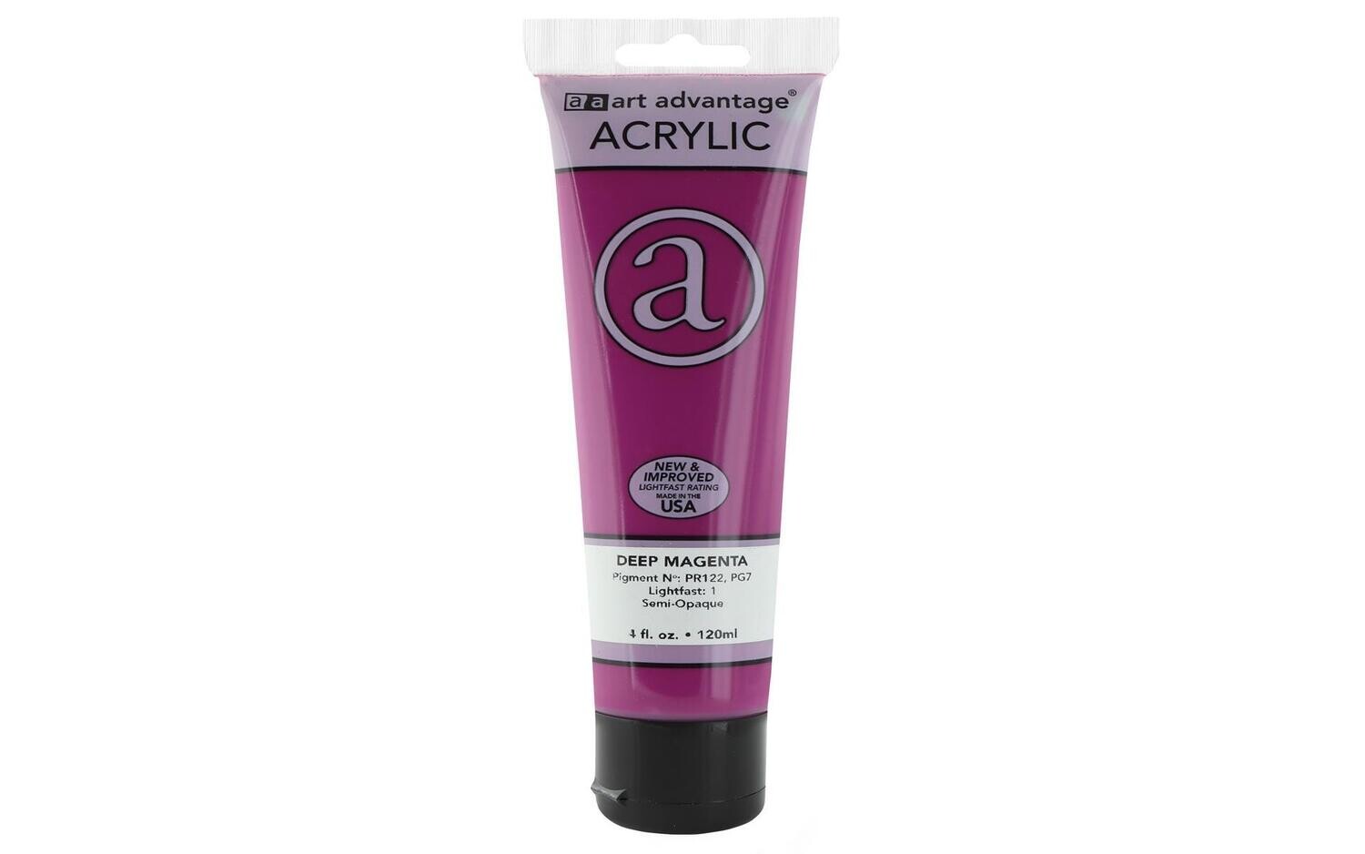 ART ADVANTAGE ACRYLIC PAINT 4oz Deep Magenta
