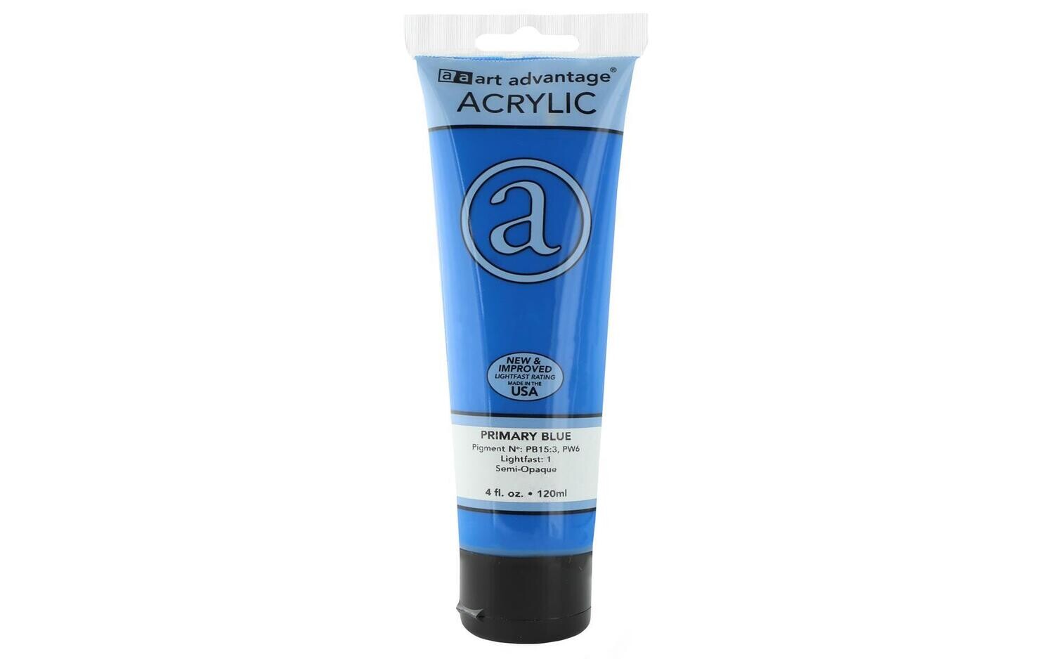 ART ADVANTAGE ACRYLIC PAINT 4oz Primary Blue
