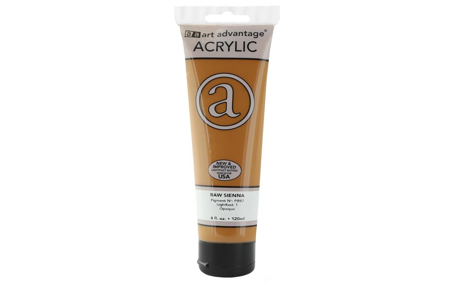 ART ADVANTAGE ACRYLIC PAINT 4oz Raw Sienna