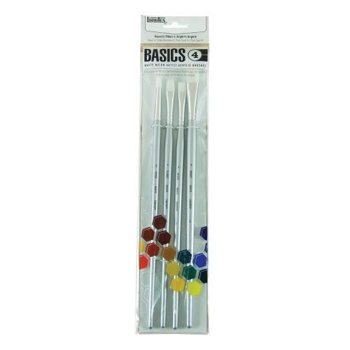 LIQUITEX BASICS BRUSH SET 4 PACK