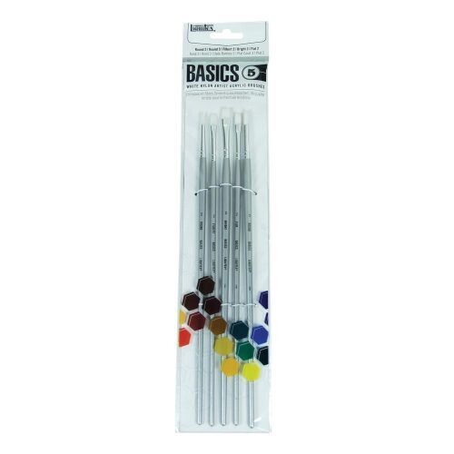 LIQUITEX BASICS BRUSH SET 5 PACK