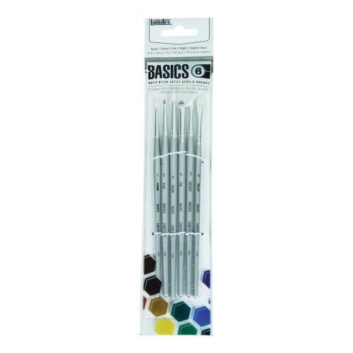 LIQUITEX BASICS BRUSH SET 6 PACK