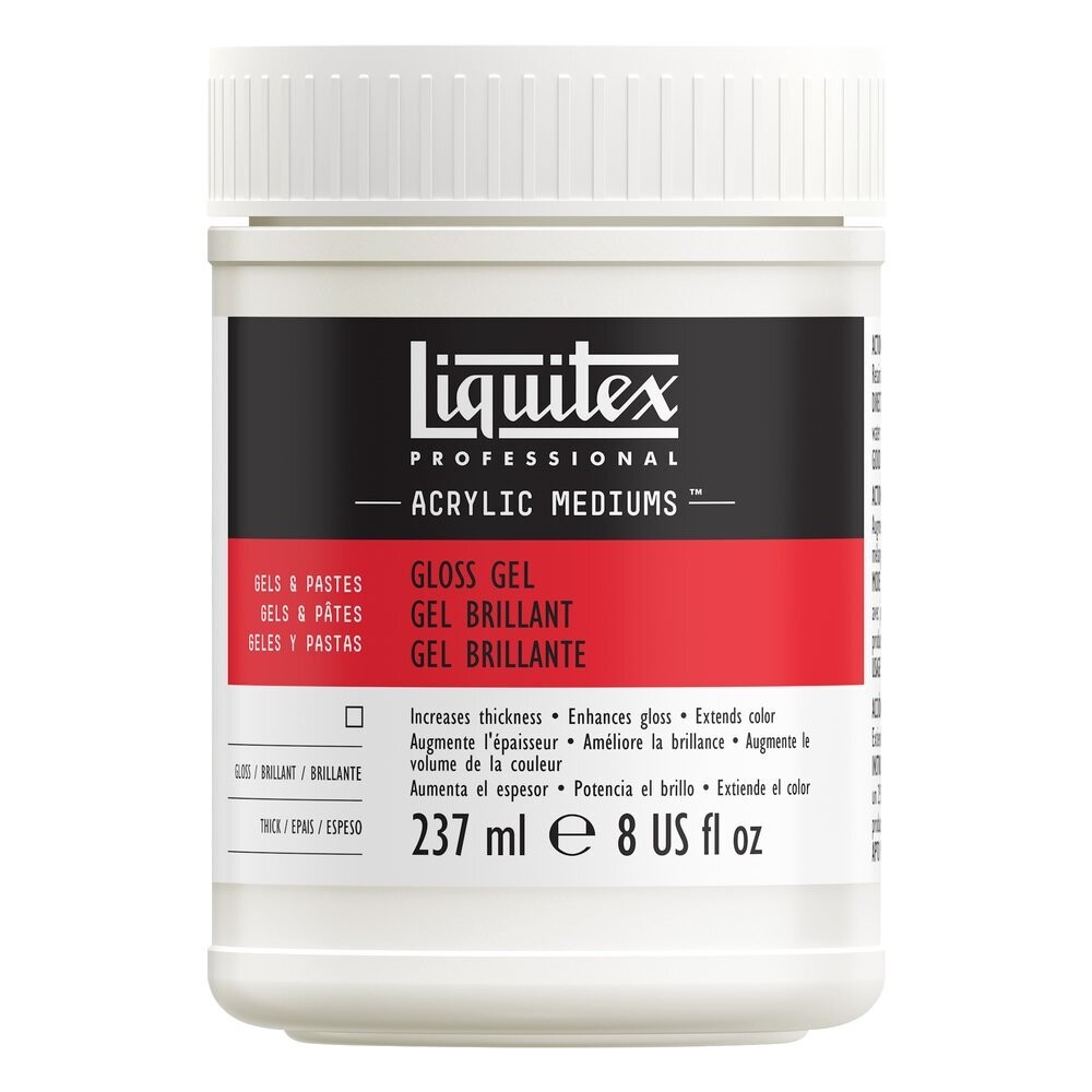 LIQUITEX MED GLOSS GEL  8OZ