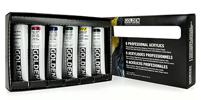 GOLDEN 6 TUBE ARTIST SET 2OZ