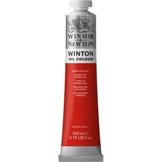 WINSOR &amp; NEWTON WINTON OIL COLOUR 37ML VERMILION HUE