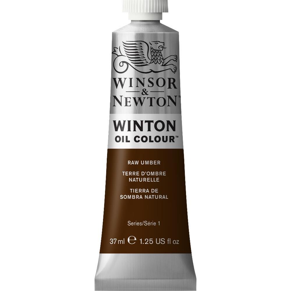 WINSOR &amp; NEWTON WINTON OIL COLOUR 37ML RAW UMBER