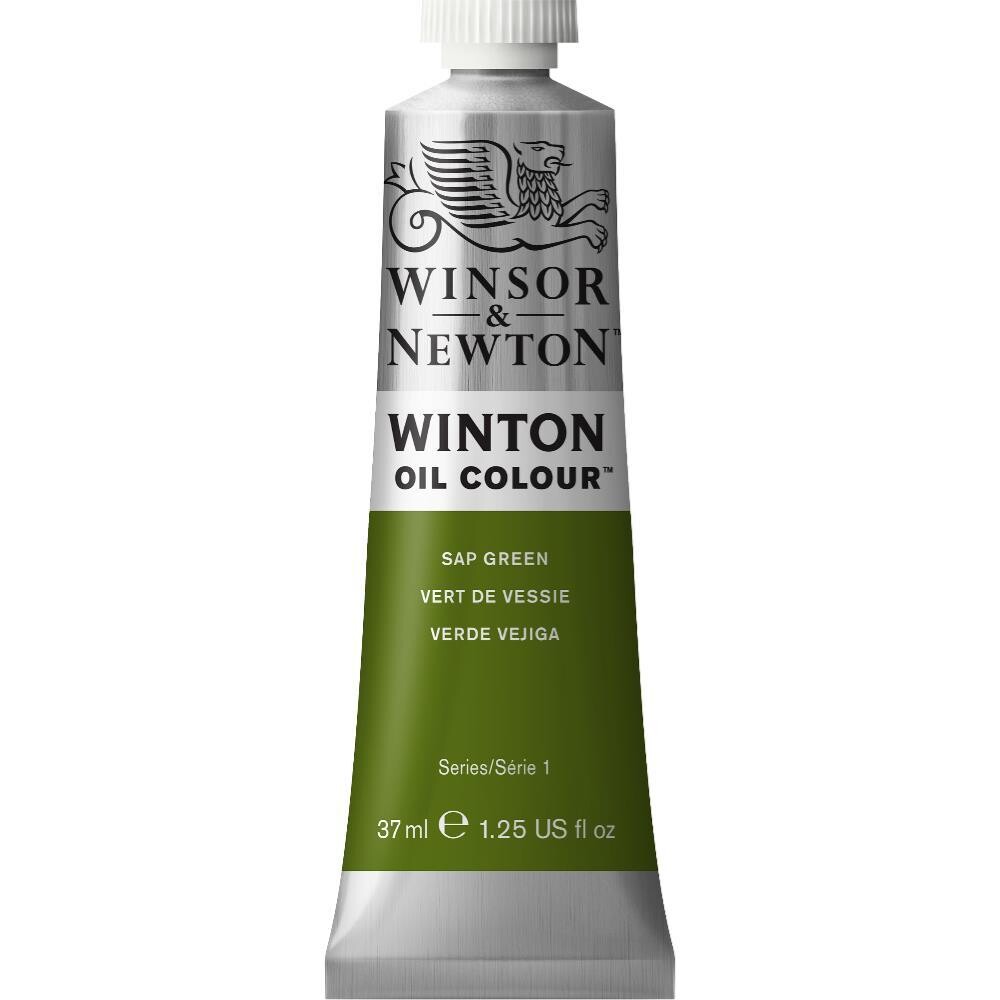 WINSOR &amp; NEWTON WINTON OIL COLOUR 37ML SAP GREEN