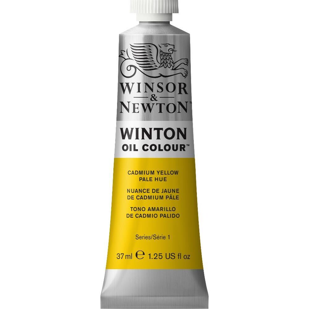 WINSOR &amp; NEWTON WINTON OIL COLOUR 37ML CADMIUM YELLOW PALE HUE
