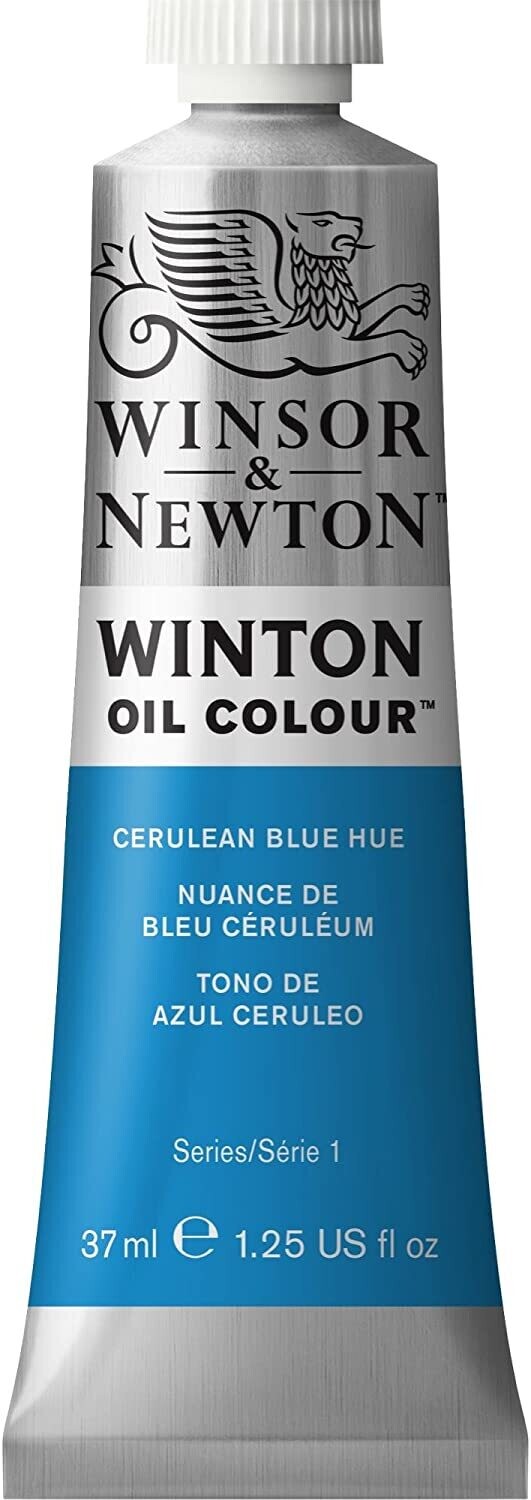 WINSOR &amp; NEWTON WINTON OIL COLOUR 37ML CERULEAN BLUE