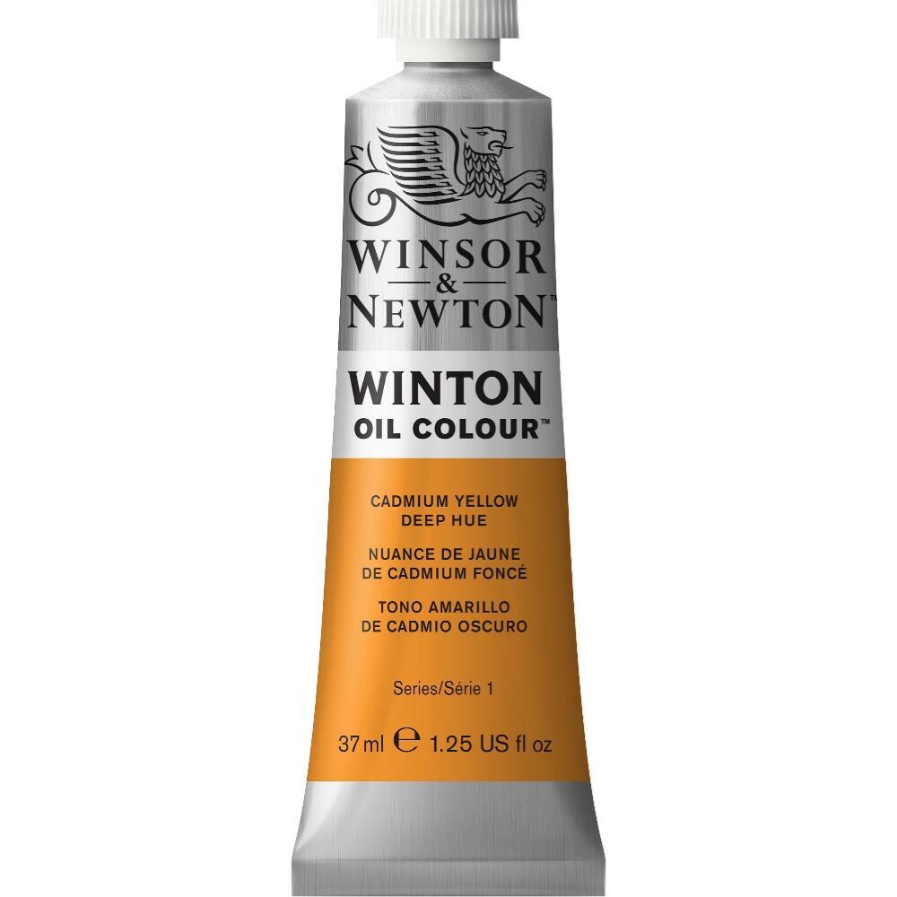 WINSOR &amp; NEWTON WINTON OIL COLOUR 37ML CADMIUM YELLOW DEEP HUE
