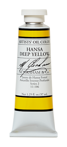 M GRAHAM HANSA YELLOW DEEP 37ML OIL COLOR