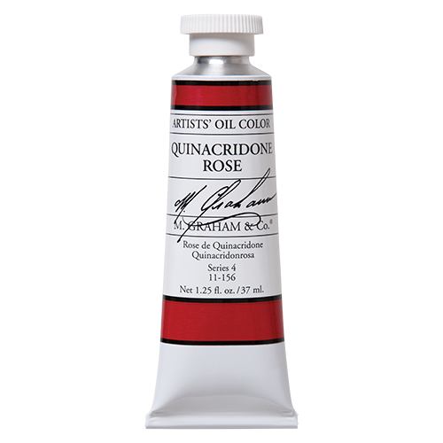 M GRAHAM QUINACRIDONE ROSE 37ML OIL COLOR