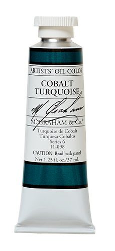 M GRAHAM COBALT TURQUOISE 37ML OIL COLOR