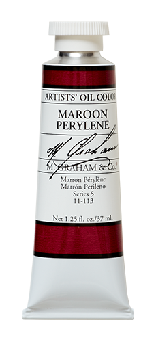 M GRAHAM MAROON PERYLENE 37ML OIL COLOR