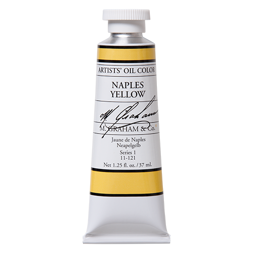 M GRAHAM NAPLES YELLOW 37ML OIL COLOR