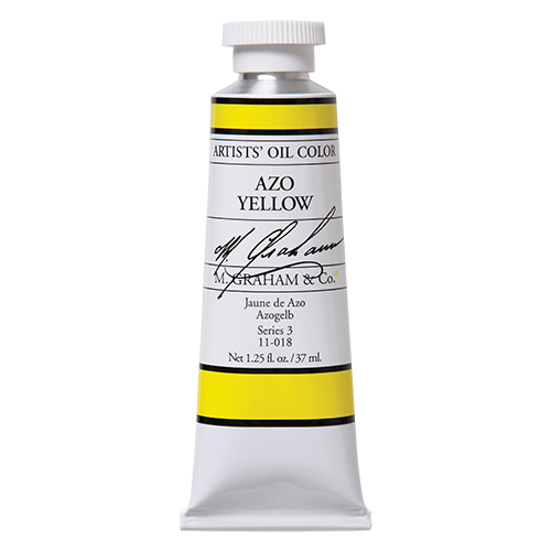 M GRAHAM NICKEL AZO YELLOW 37ML OIL COLOR