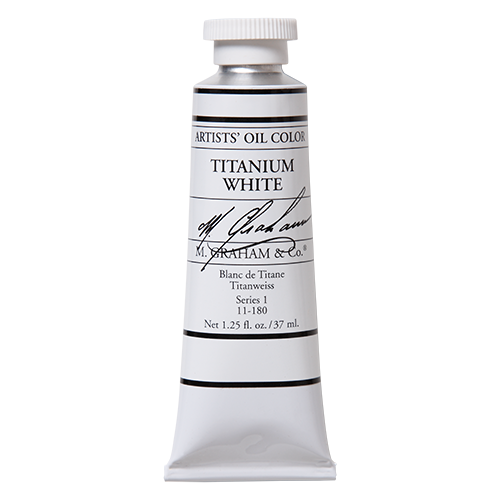 M GRAHAM TITANIUM WHITE 37ML OIL COLOR