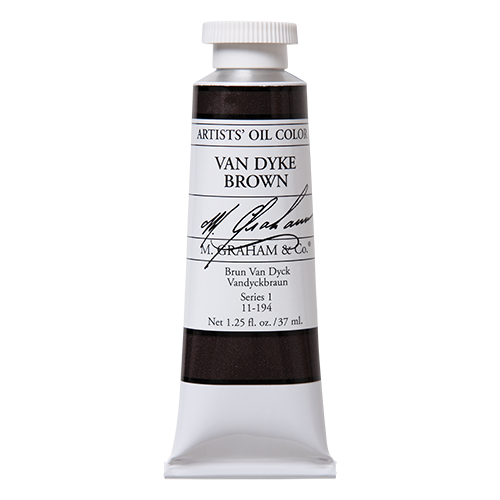 M GRAHAM VAN DYKE BROWN CASSELL EARTH 37ML OIL COLOR