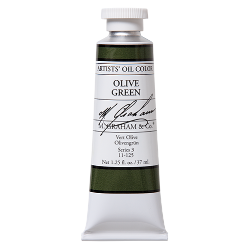 M GRAHAM OLIVE GREEN 37ML OIL COLOR