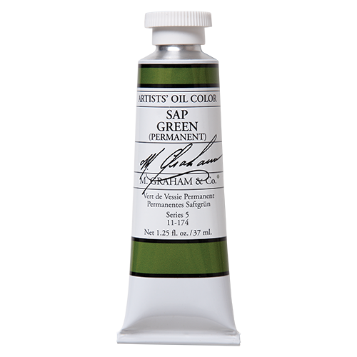 M GRAHAM SAP GREEN PERMANENT 37ML OIL COLOR