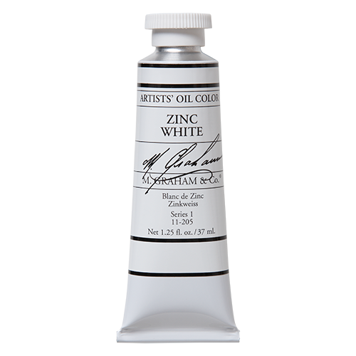 M GRAHAM ZINC WHITE 37ML OIL COLOR