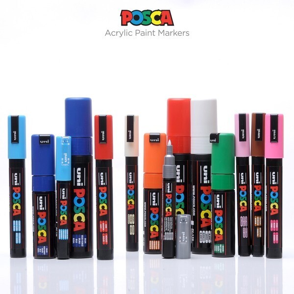 POSCA ACRYLIC PAINT DRAWING TIP MARKER SETS