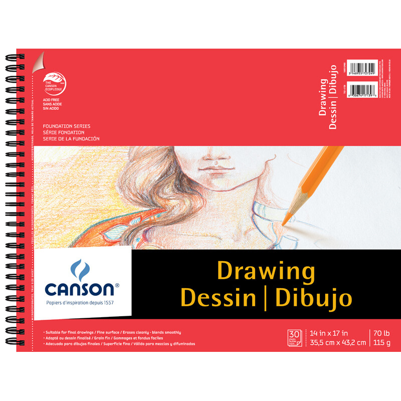 Canson, Carton à dessin, Annonay, 520 x 720 mm, C200003125