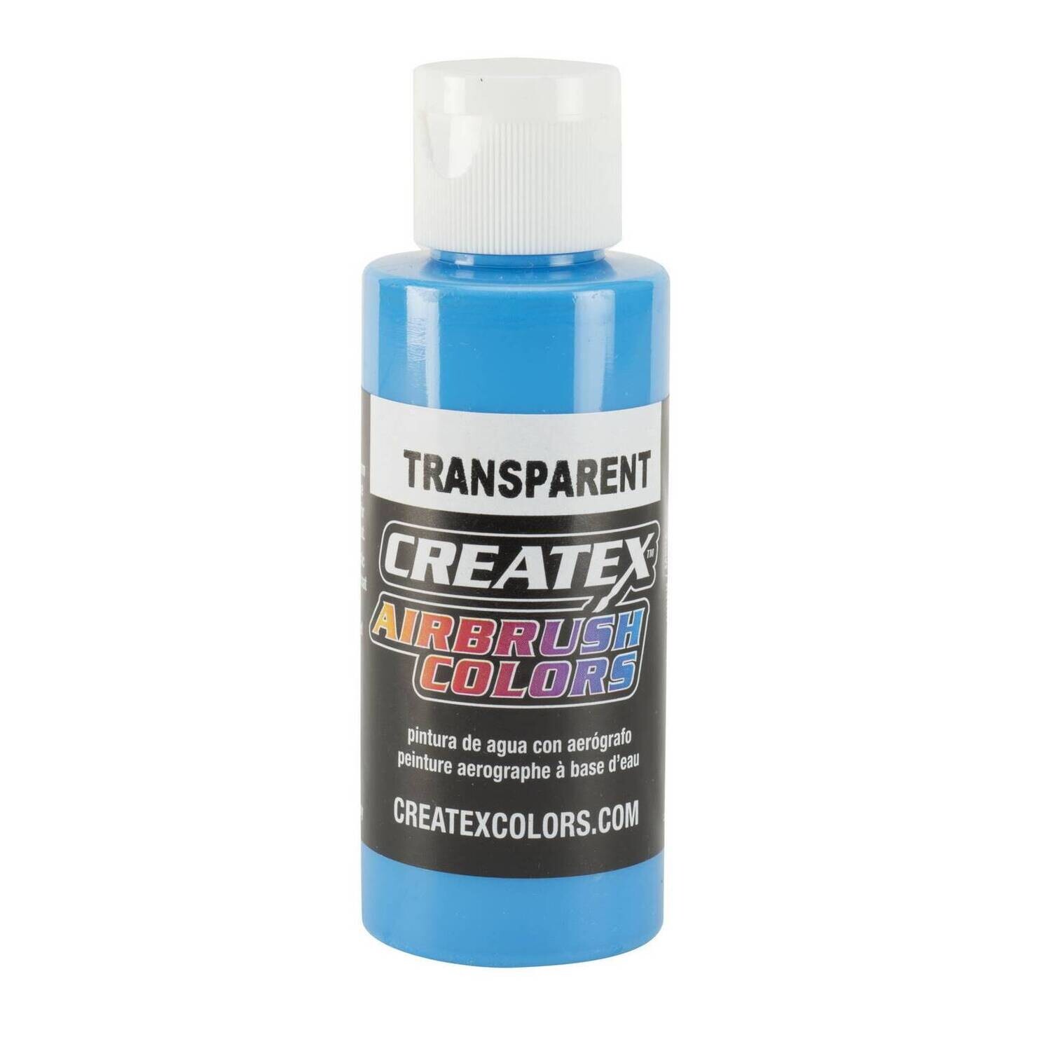 AIRBRUSH TRANSPARENT CARIBBEAN BLUE 2OZ