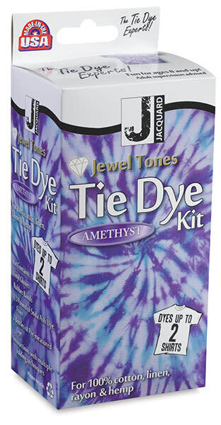 JACQUARD TIE DYE AMETHYST JEWEL
